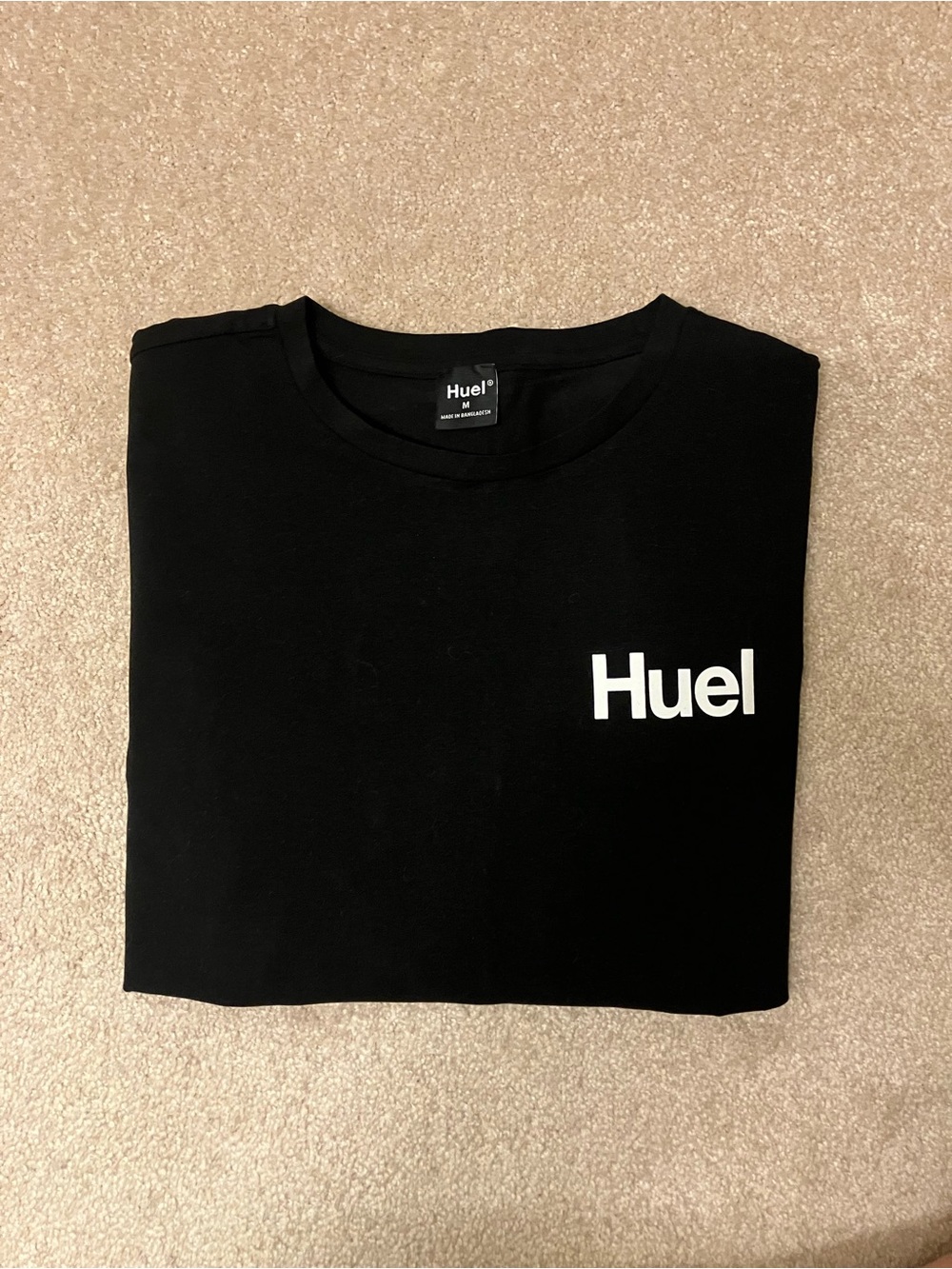 Huel T-Shirt Men’s Medium Short Sleeve Shirt Black